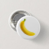 Banana Ronde Button 3,2 Cm (Voorkant /achterkant)