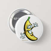 Banana Ronde Button 5,7 Cm (Voorkant /achterkant)