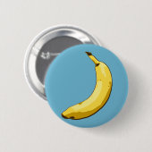 Banana Ronde Button 5,7 Cm (Voorkant /achterkant)