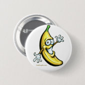 Banana Ronde Button 5,7 Cm (Voorkant /achterkant)