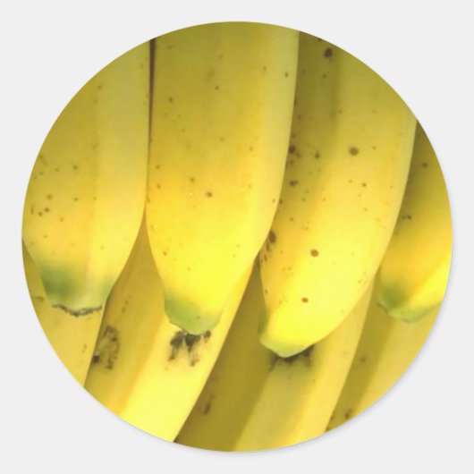 Banana Ronde Sticker (Voorkant)