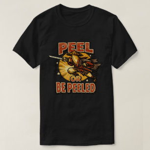 Banana Ronin – SCHIL OF WORDT GESCHILD Retro Held T-shirt