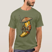 Banana Ronin — Zwervende Samurai Grappige Fruit T-shirt (Voorkant)