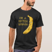 Banana Rotten Brown Froning Face Face T-shirt (Voorkant)
