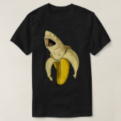 Banana Shark Banana Gedekte partij Shark Gewaardee T-shirt (Design voorkant)