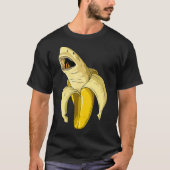 Banana Shark Banana Gedekte partij Shark Gewaardee T-shirt (Voorkant)