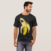Banana Shark Banana Gedekte partij Shark Gewaardee T-shirt (Voorkant volledig)