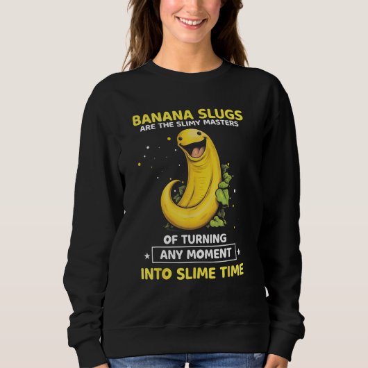Banana Slug Collecting Quote for Slug Science 1 Trui (Voorkant)