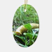 Banana Slug Keramisch Ornament (Links)
