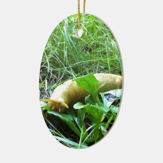 Banana Slug Keramisch Ornament (Links)