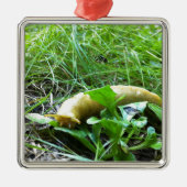 Banana Slug Metalen Ornament (Voorkant)