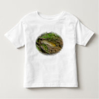 Banana Slug op Log Peuter T-shirt