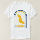 Banana Slug Santa Cruz College T-shirt (Design voorkant)