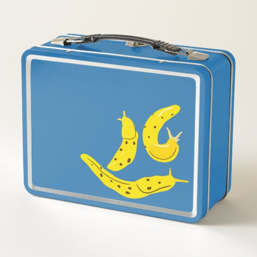 Banana Slugs Yellow and Blue, op maat gesneden (Achterkant)