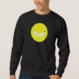 Banana Smile Face Happy Fruit Funny Fun Cute Cheer Trui