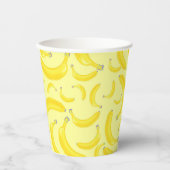Banana Smoothie Papieren Bekers (Voorkant)