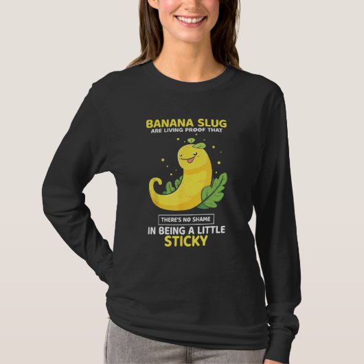 Banana Snail Collecting Quote for Snail Catcher 6 T-shirt (Voorkant)