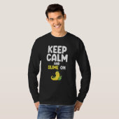 Banana Snail Quote for Snail Catcher and Snail Cat T-shirt (Voorkant volledig)