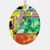 Banana Snooker Keramisch Ornament (Rechts)