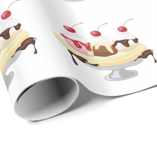 Banana Split Cadeaupapier (Rol Hoek)
