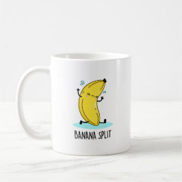 Banana Split Funny Dancing Banana Pun Koffiemok