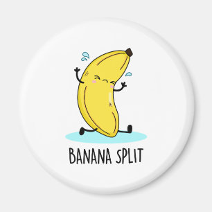 Banana Split Funny Dancing Banana Pun Magneet