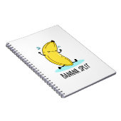 Banana Split Funny Dancing Banana Pun Notitieboek (Rechterzijde)