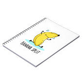 Banana Split Funny Dancing Banana Pun Notitieboek (Linkerzijde)