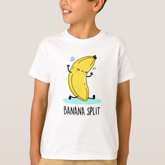 Banana Split Funny Dancing Banana Pun T-shirt (Voorkant)
