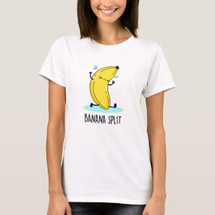 Banana Split Funny Dancing Banana Pun T-shirt