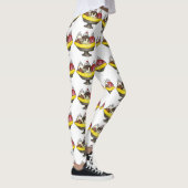 Banana Split Ice Cream Hot Fudge Sundae Foodie Leggings (Rechts)