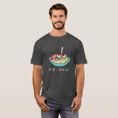 Banana Split Ice Cream Pun T-shirt (Voorkant volledig)
