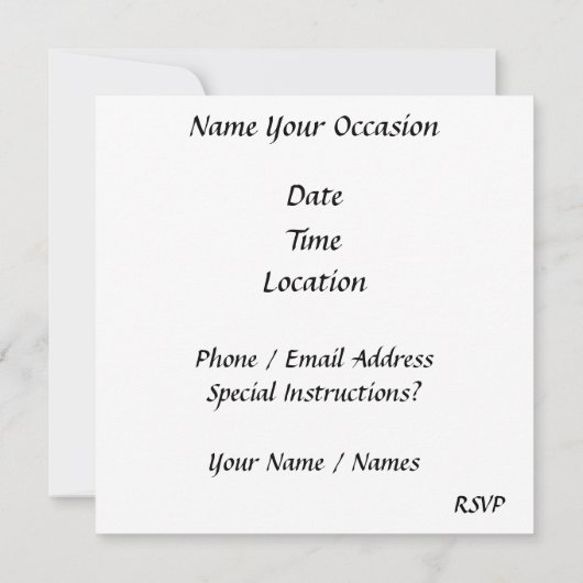 Banana Split Kaart (Achterkant)