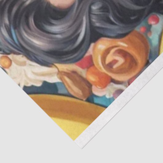 Banana Split Pinup Retro Decoupage Tissuepapier (Detail)