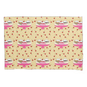 Banana Split Print Kussensloop (Voorkant-Links)