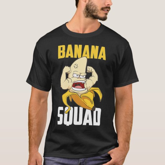 Banana Squad Funny Bananas Fruit Costume best frie T-shirt (Voorkant)