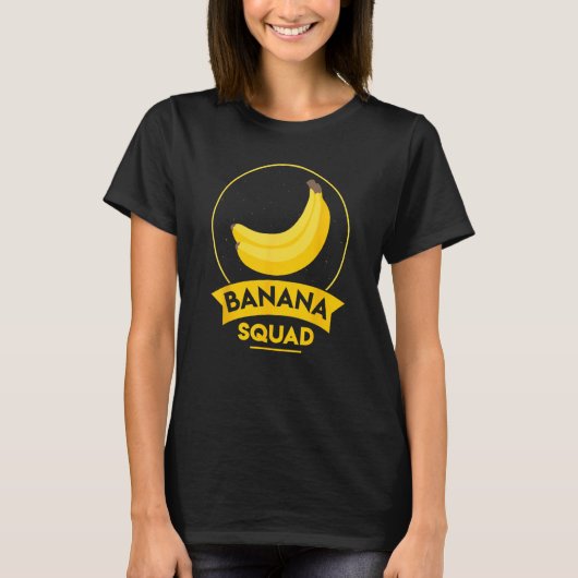 Banana Squad Funny Dabbing Banana T-shirt (Voorkant)