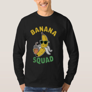 Banana Squad Funny Fruit Banana Lover Team Banaan T-shirt
