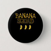 Banana Squad Happy Kawaii Cool Fruits Ronde Button 5,7 Cm (Voorkant)