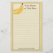Banana Stationery Briefpapier (Voorkant)