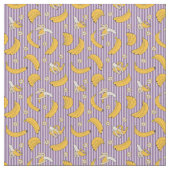 Banana Stripe Vector Pattern | PAARS Stof (Close Up)