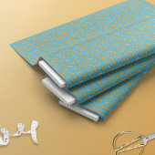 Banana Stripe Vector Pattern | Turquoise Blue Stof