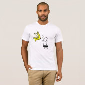 BANANA STRIPTEASE T-SHIRT (Voorkant volledig)