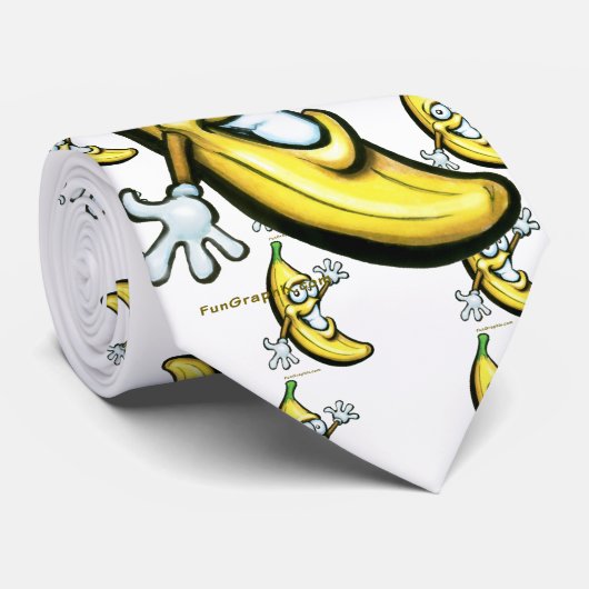 Banana Stropdas (Opgerold)