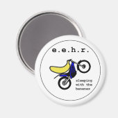 Banana Stunt Motorrijder Magneet (Voorkant / Achterkant)
