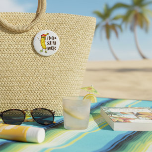 Banana Summer Ronde Button 7,6 Cm