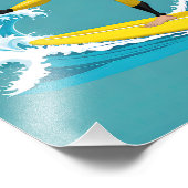 Banana Surfer 01 Foto Afdruk (Hoek)