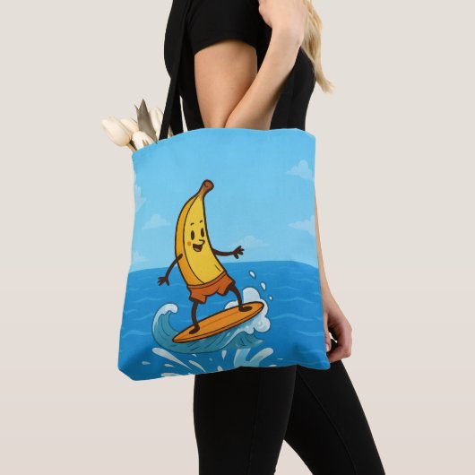 Banana Surfer Tote Bag (Dichtbij)