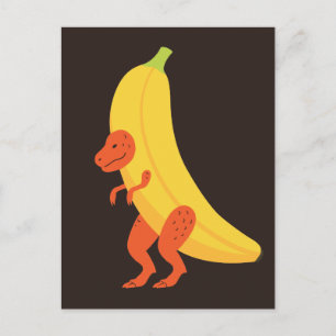 Banana T Rex Briefkaart