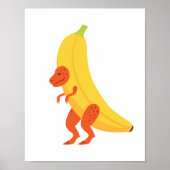 Banana T Rex Poster (Voorkant)